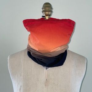 3/$20 Red Black Ombré neck gaiter